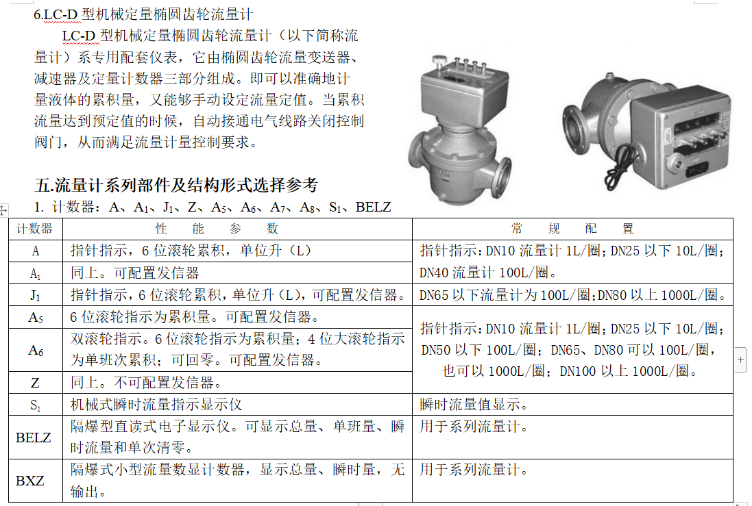 橢圓齒輪流量計(jì)